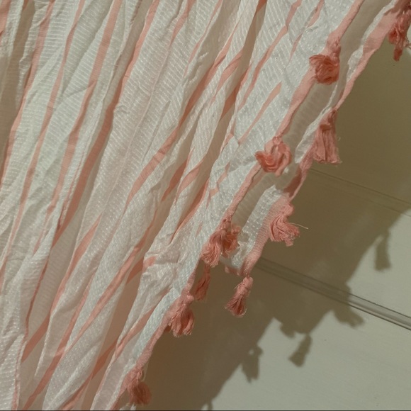 Lightweight Striped Tassel Kimono NWT - Picture 8 of 16